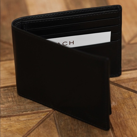 Men’s wallet Coach black NEW - Picture 6 of 11